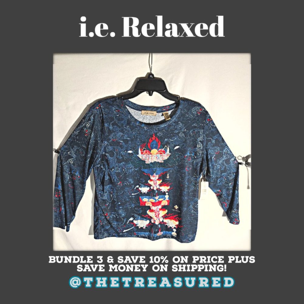 I.E.RELAXED X-LARGE ASIAN INSPIRED NWT